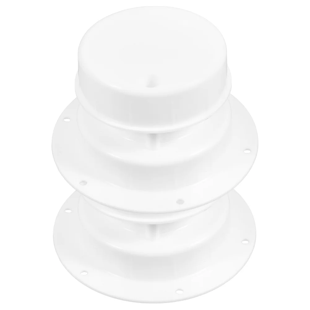 

2Pcs Rv Roof Vent Cover Kits Efficient Ventilation Waterproof PP Material for Camper Motorhome Sewer Vent Cap Cover