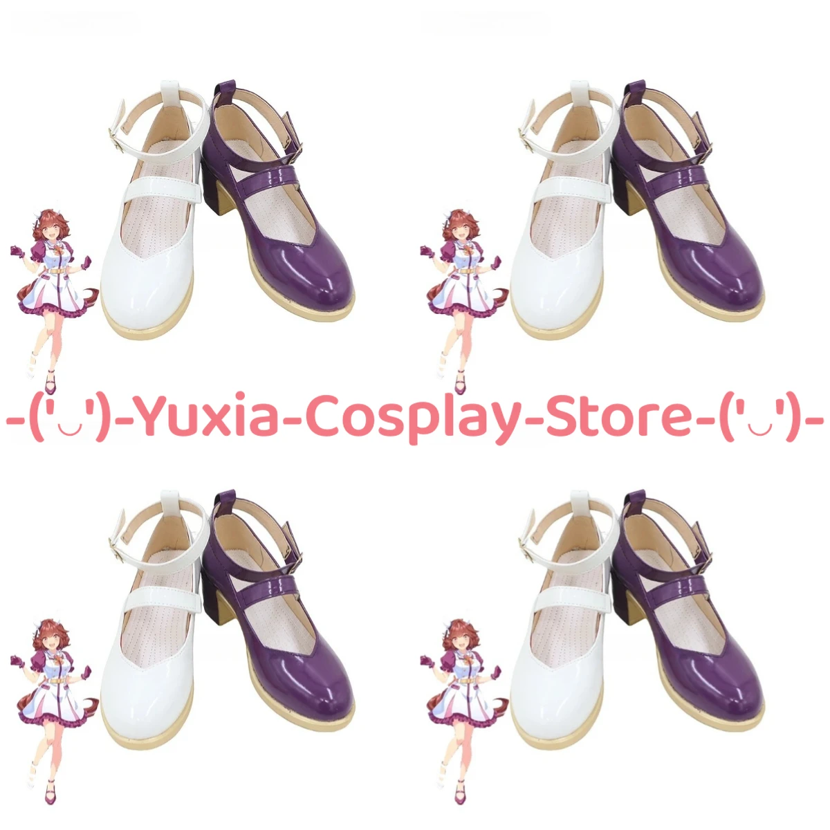 

Юксиакосплей! Umamusume Pretty Derby Haiseiko, обувь для косплея, реквизит для игрового персонажа, ботинки из искусственной кожи, карнавальный костюм на Хэллоуин