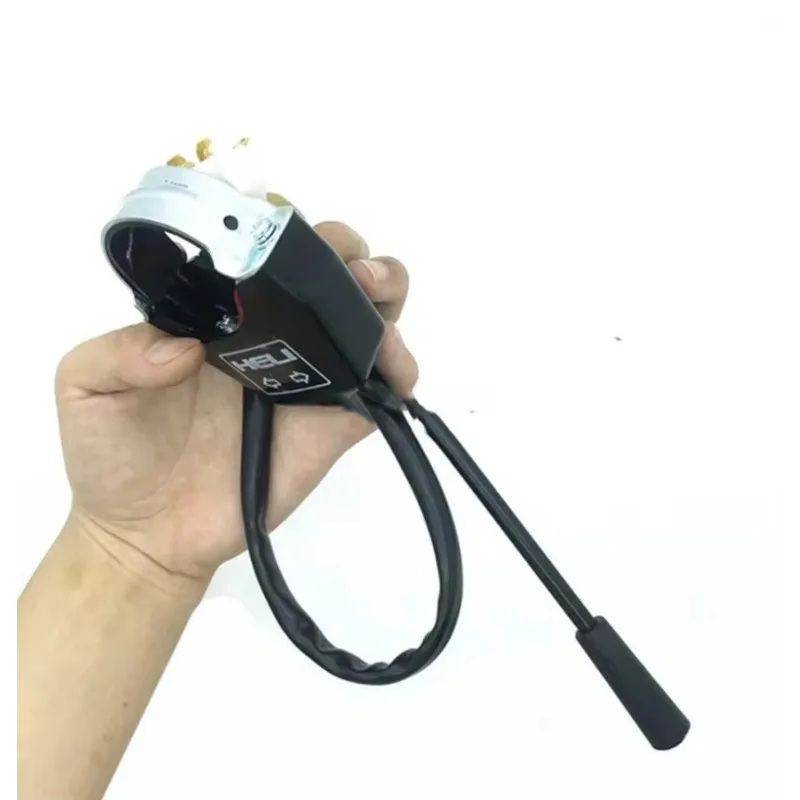 Interruptor de dirección para accesorios de carretilla elevadora, interruptor de señal de giro (3 + 1 cable) JK802A para uso de carretilla elevadora con indicador HELI