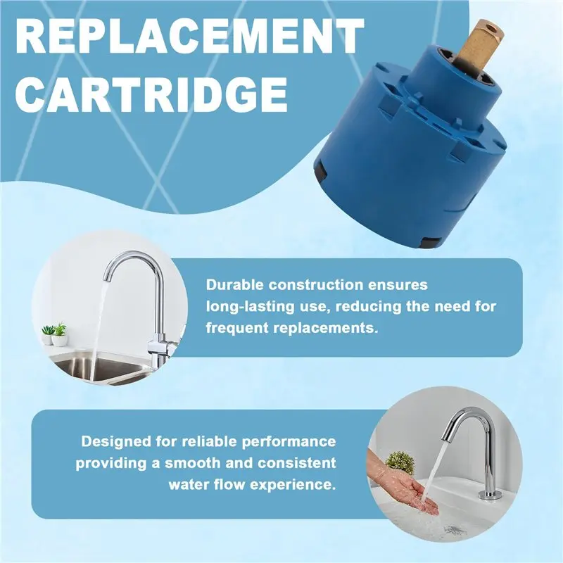 T21C 3X 46048000 Replacement Faucet Cartridge For Grohe Single-Lever Mixer Tap,Single-Hand Mixing Valve Ceramic Cartridge