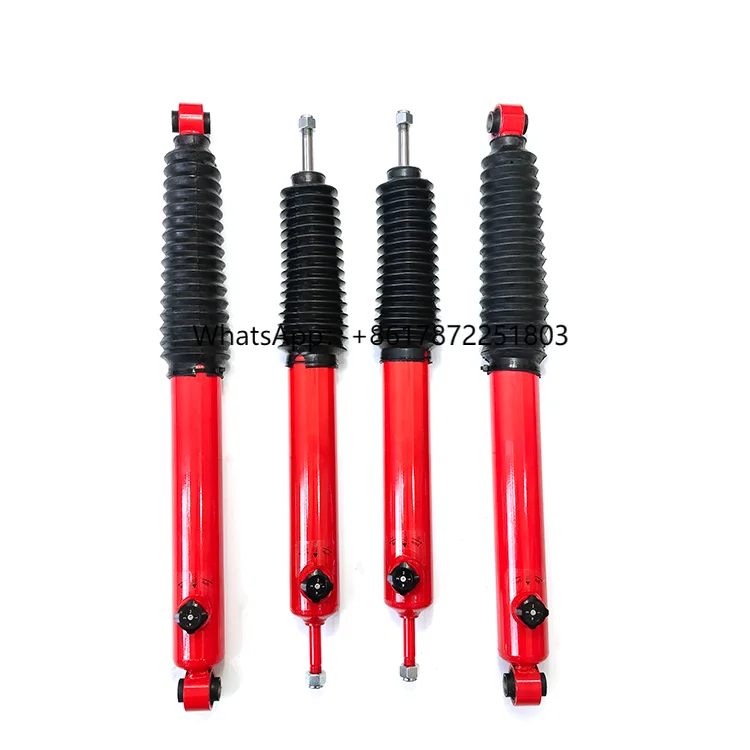 

Y61 58mm Front and Rear Oil Shock Absorber 6-Stage Adjustable Compression Red