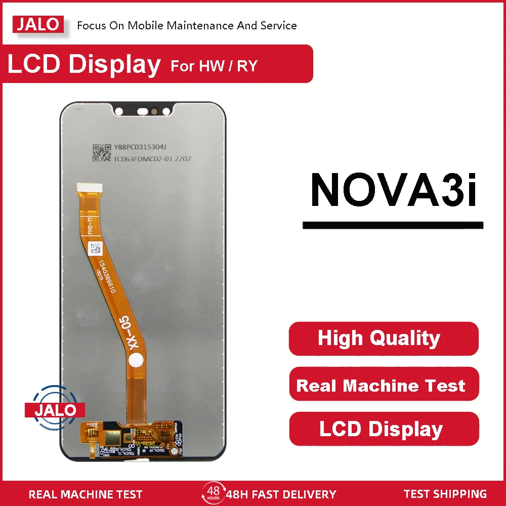 JALO Mobile Phone LCD Screens For Huawei NOVA 3i INE-AL00 High Quality LCD Touch Screen Digitizer Display Assembly Replacement