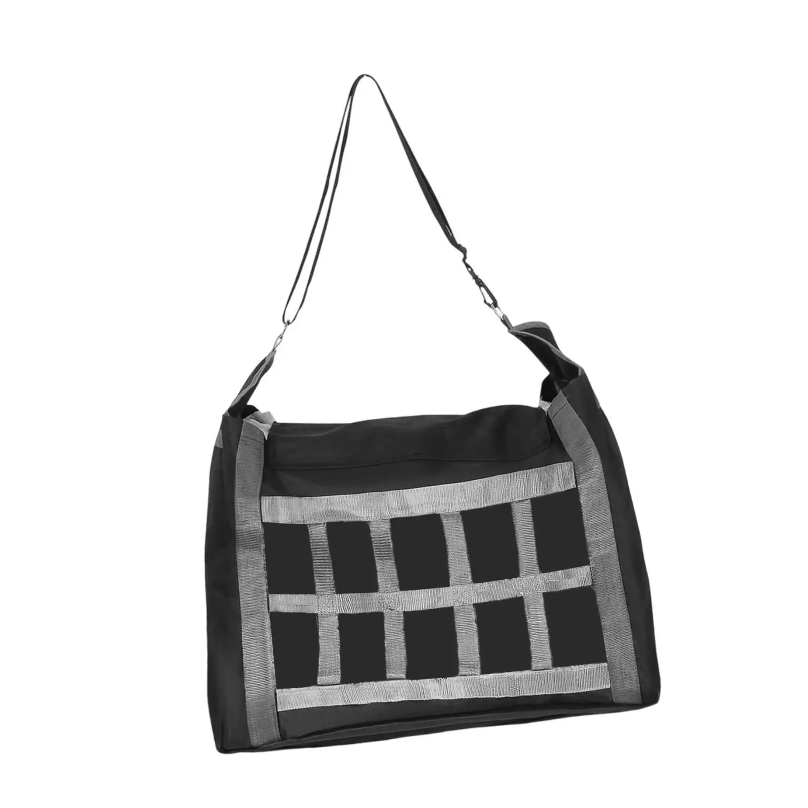 Hay Net Feeder Feeding Livestock Paddock Wall Race Horse Hay Bag Slow feed