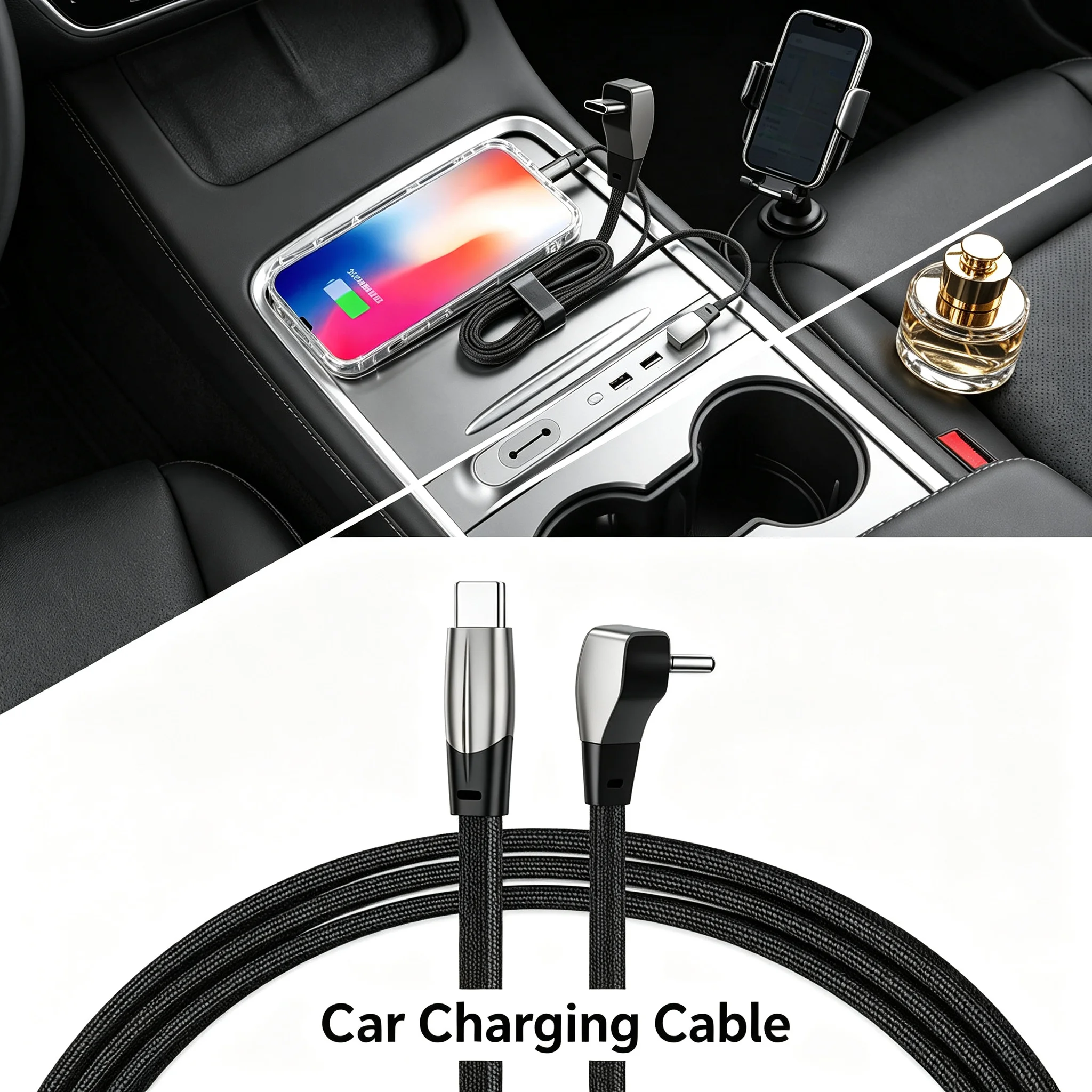 Fast Charging Elbow Cable 60w For Tesla model 3 model Y highland Juniper 1m Cable Pd Charge Accessories Phone Data Charging