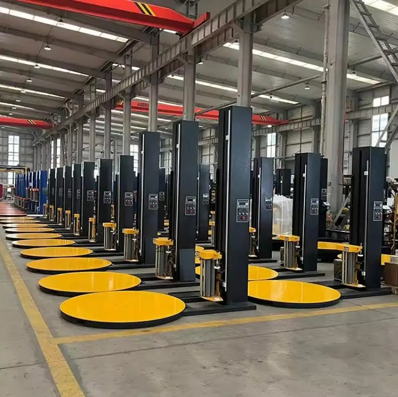 Stretch tray packaging machine Tray stretch packaging machine