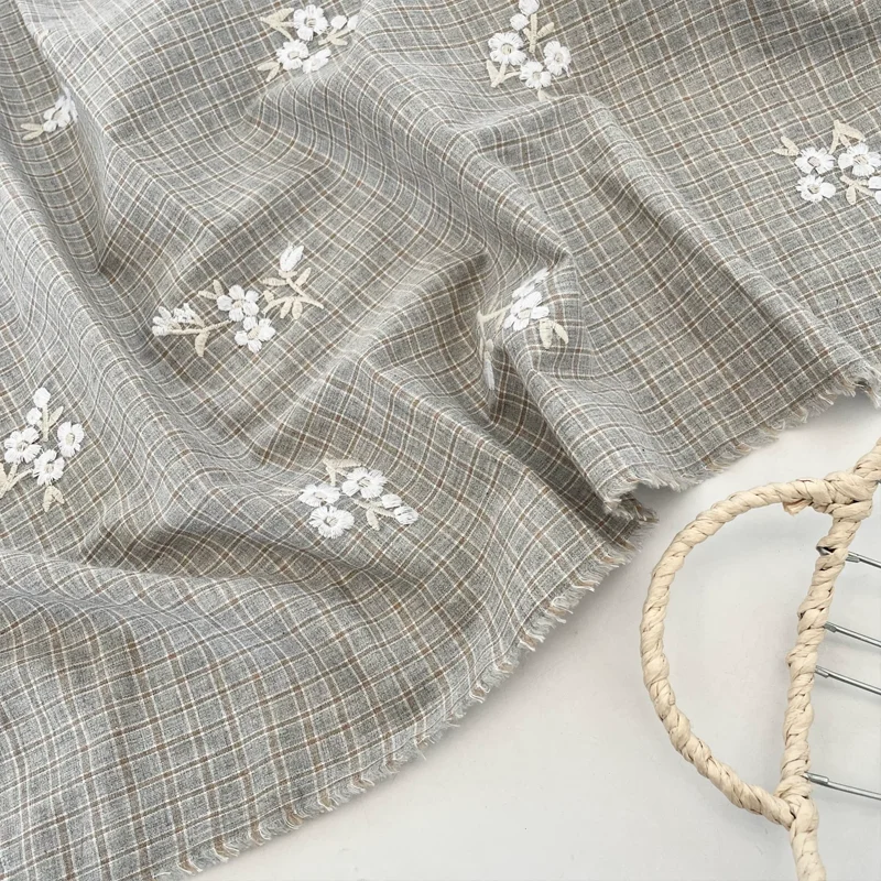 قماش قطني مطرز بنقشة مربعات من - مراجعة Embroidery Quilt Cover وسعره