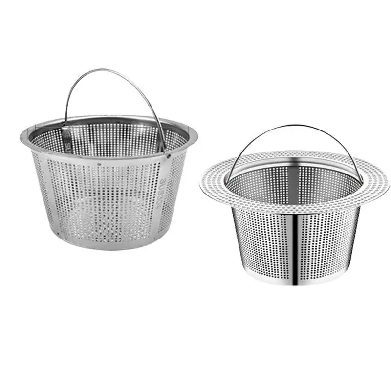 Sink Strainer With Handle Stainless Steel Sink Strainer Kitchen Sink Sink Strainer Clogging Protection Kitchen Drain Sink