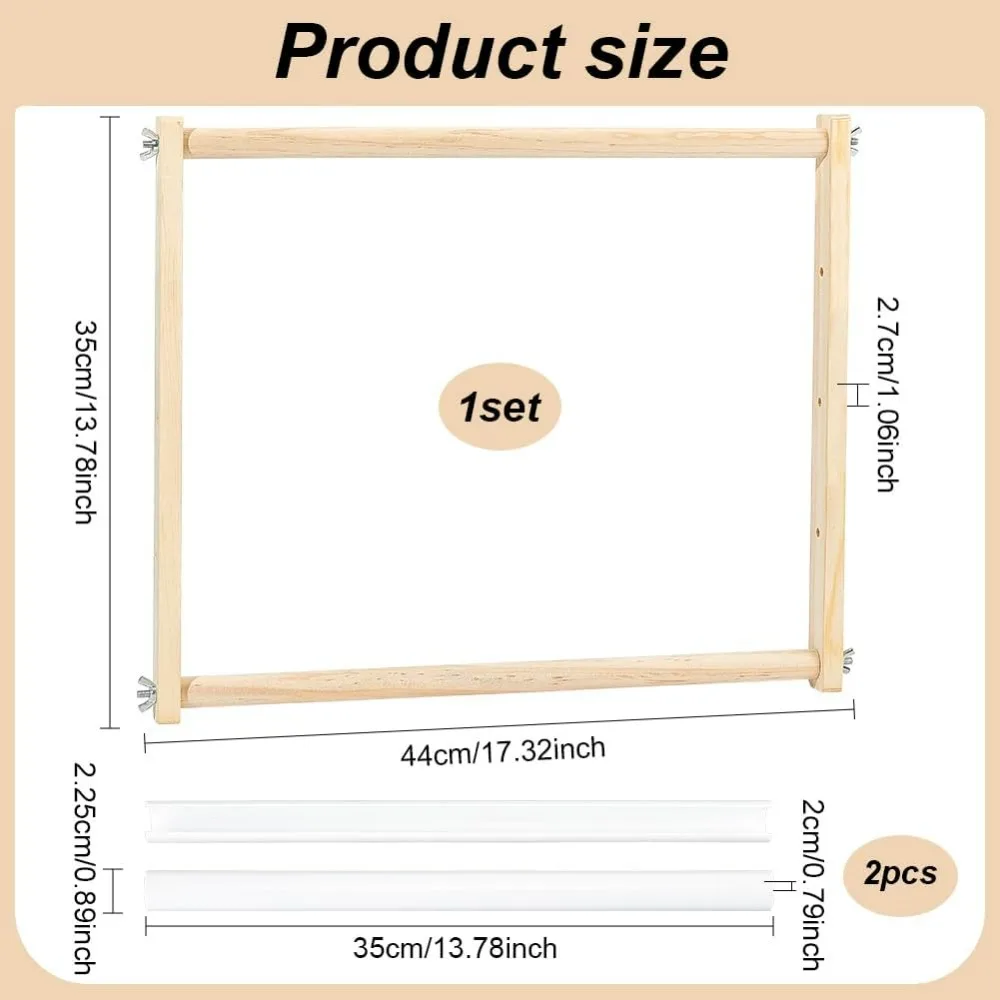 Wood Needlework Frame 17.3x13.8