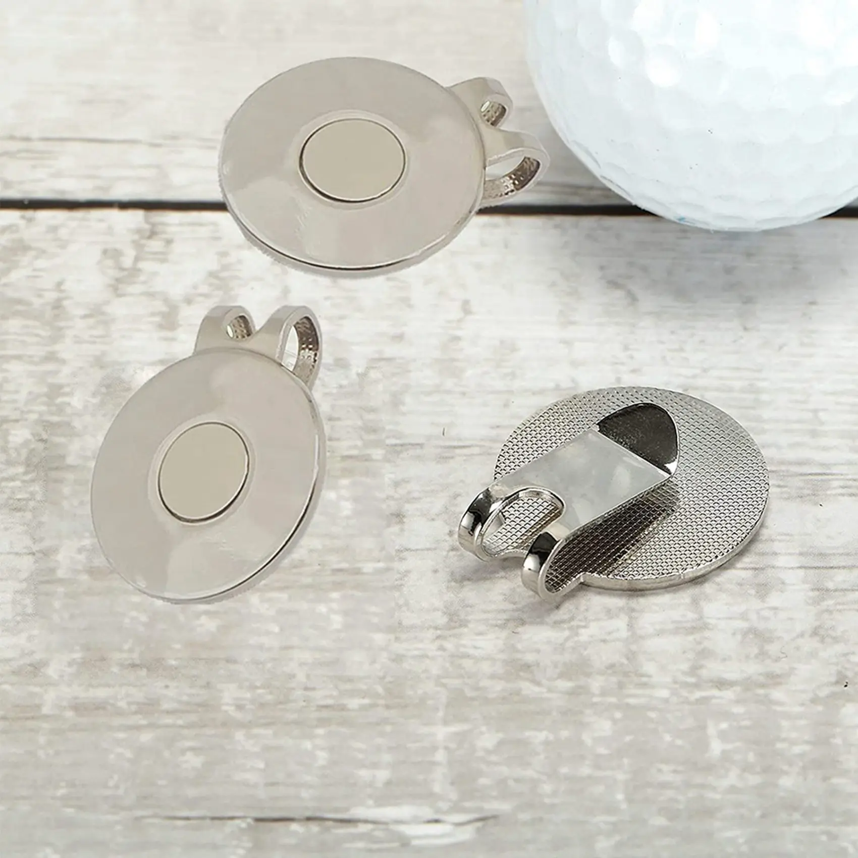 

【TRAVEL ESSENTIAL】18 Pcs Golf Ball Marker, Magnetic Disc Golf Hat Ball Marker Holder Golf Ball Marker Clip Golf For Men Women Go