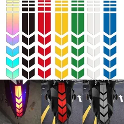 Motorcycle Stripe Arrow Reflective Stickers Safety Warning Fender Paste Waterproof Oilproof Tape Decal Motorcycle Accessories