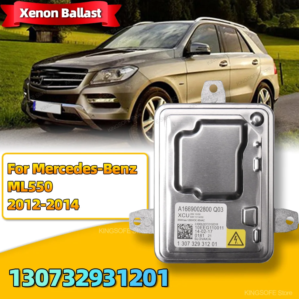 130732931201 Xenon HID Headlight D1S D1R Ballast Control Unit 10EEG110011 Module For Mercedes Benz ML550 2012 2013 2014