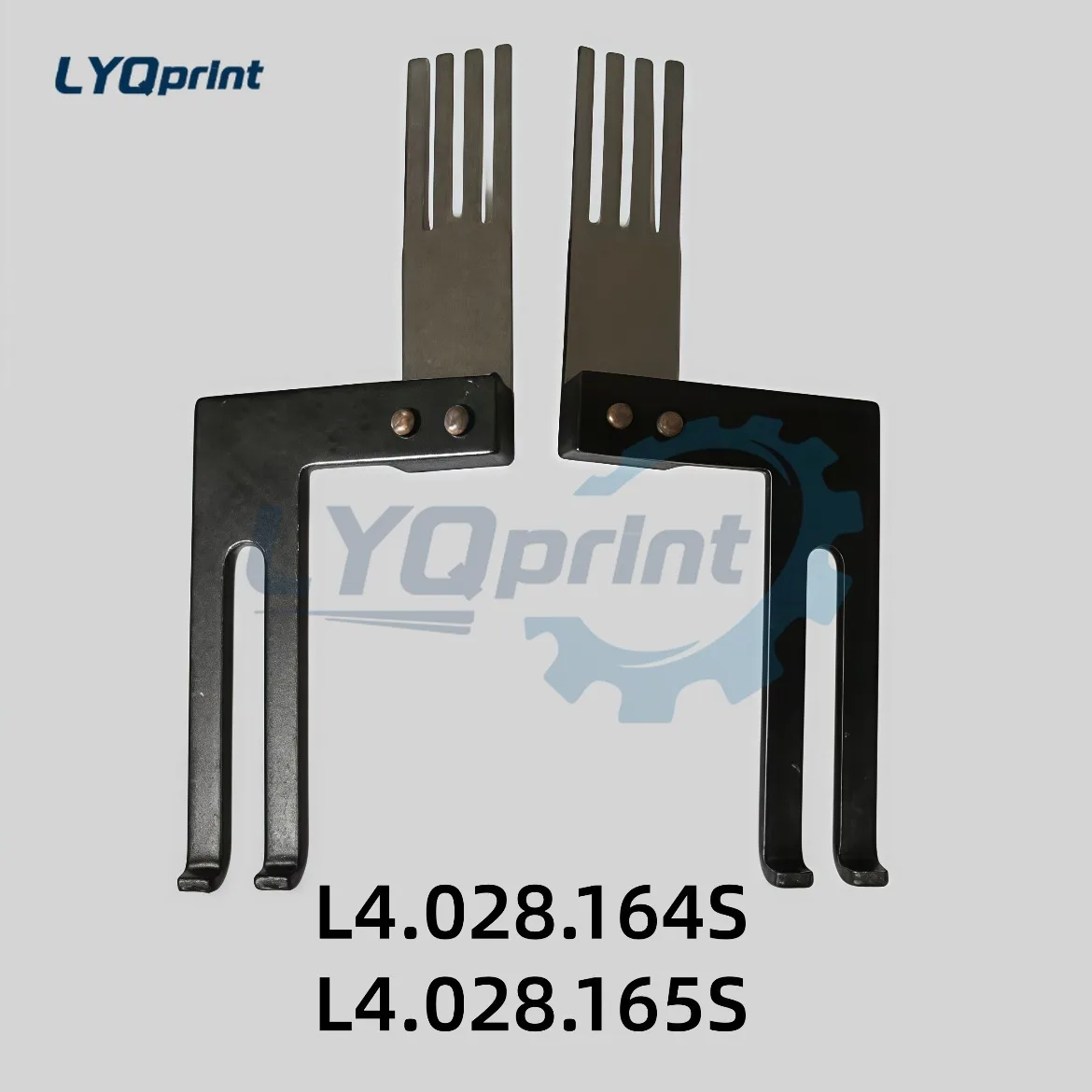 Heidelberg Feeder Paper Press Steel Sheet Forked Separator Plate L4.028.164S L4.028.165S Printing Machine Parts