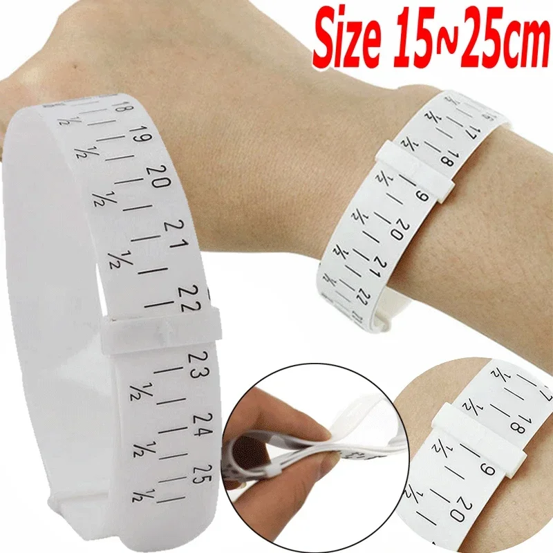 15~25cm Measuring Wrist Standard Bracelet Bangle Sizer Tape Ruler Jewelry Accessory Watch Size Measure Gauge Tool