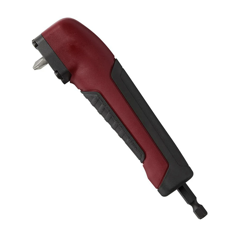 Chave de fenda hexagonal de 1/4 polegadas, haste de perfuração de driver de extensão de 90 graus