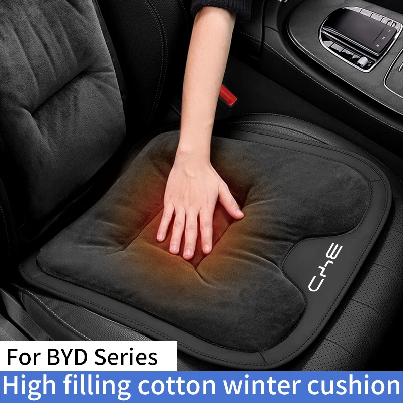 For BYD Seagyll V2l Dolphin mini Atto3 Dmi  Car seat cushion Autumn&winter plush warm Auto seat cover