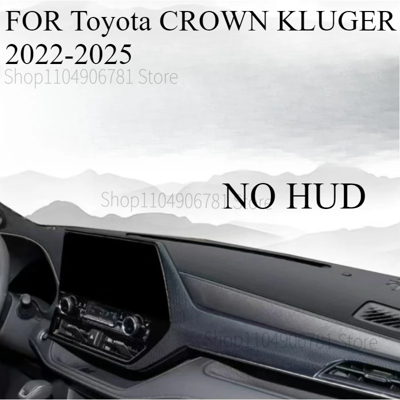 FOR Toyota ‌CROWN KLUGER‌ 2022-2025 Car Dash Mat Dashmat Dashboard Mat Cover Sun Shade Dash Board Cover Carpet  Accessories