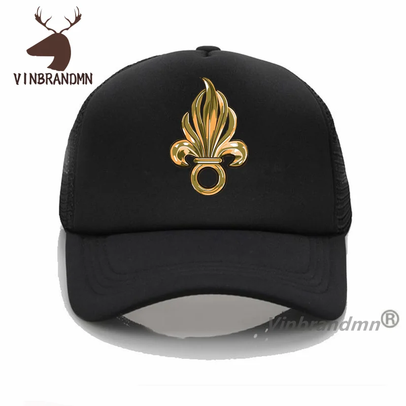 French Foreign Legion Symbol Baseball Caps for Unisex France Légion étrangère Logo Fishing Hats New Summer Fashion Leisure Hat