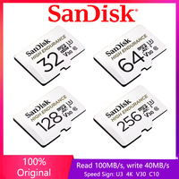 SanDisk High Endurance Video Monitoring 64GB 128GB 256GB Memory Card Ultra 32GB TF Card Extreme/Extreme PRO 4K UHD MicroSD C10