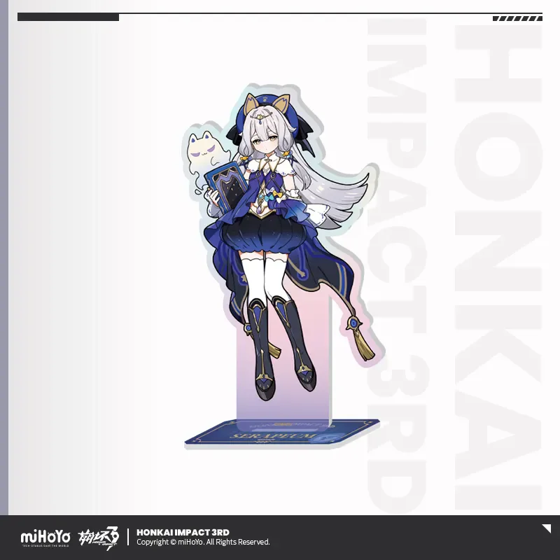 [Genuine] miHoYo Game Honkai Impact 3 Acrylic Standee Songque Serapeum Litost Desktop Ornament Anime Prop Cosplay Halloween Gift