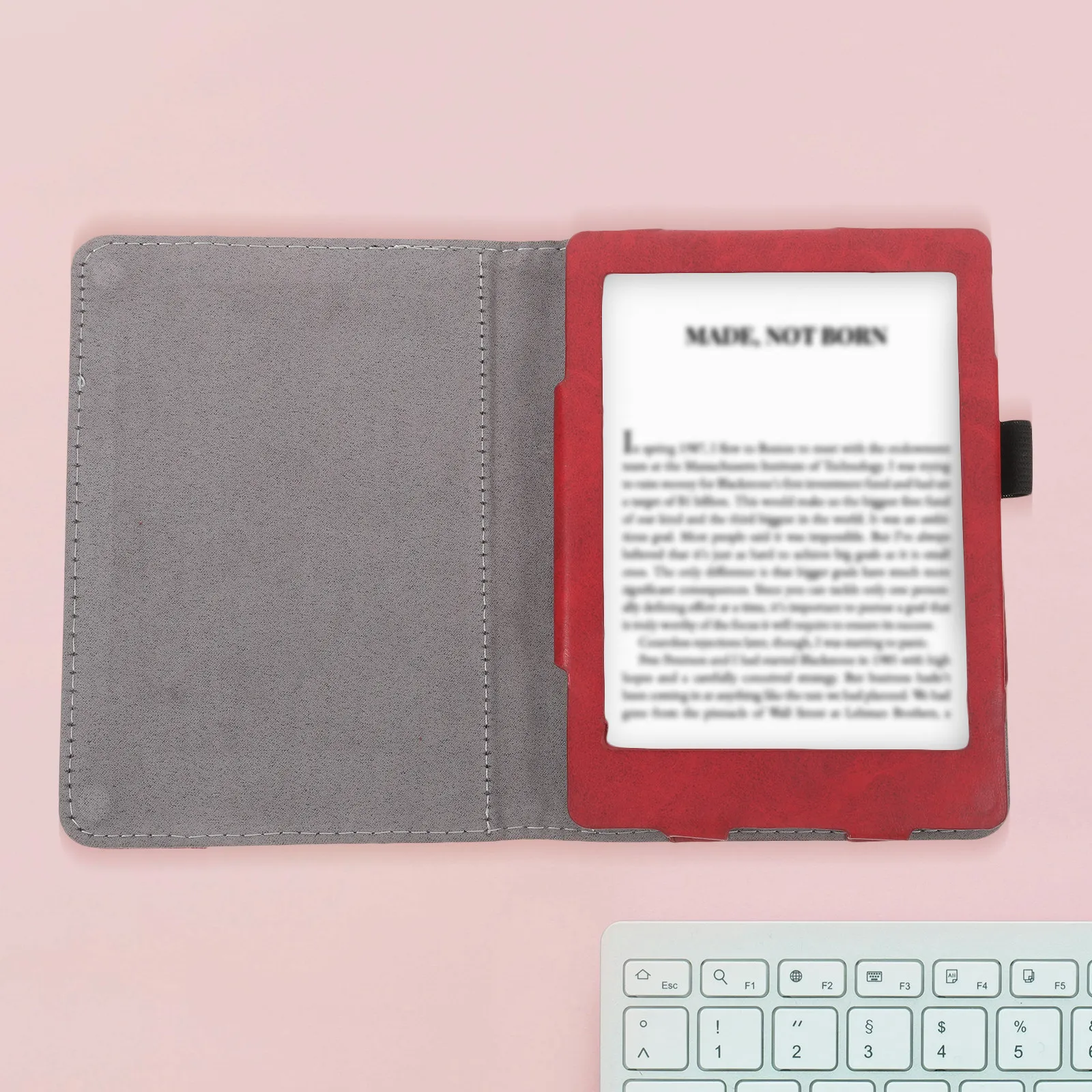 Ultra-Thin Artificial E-Reader Case Full Protection Elegant Design for Edition 2 Electronic Book Sleeve Daily