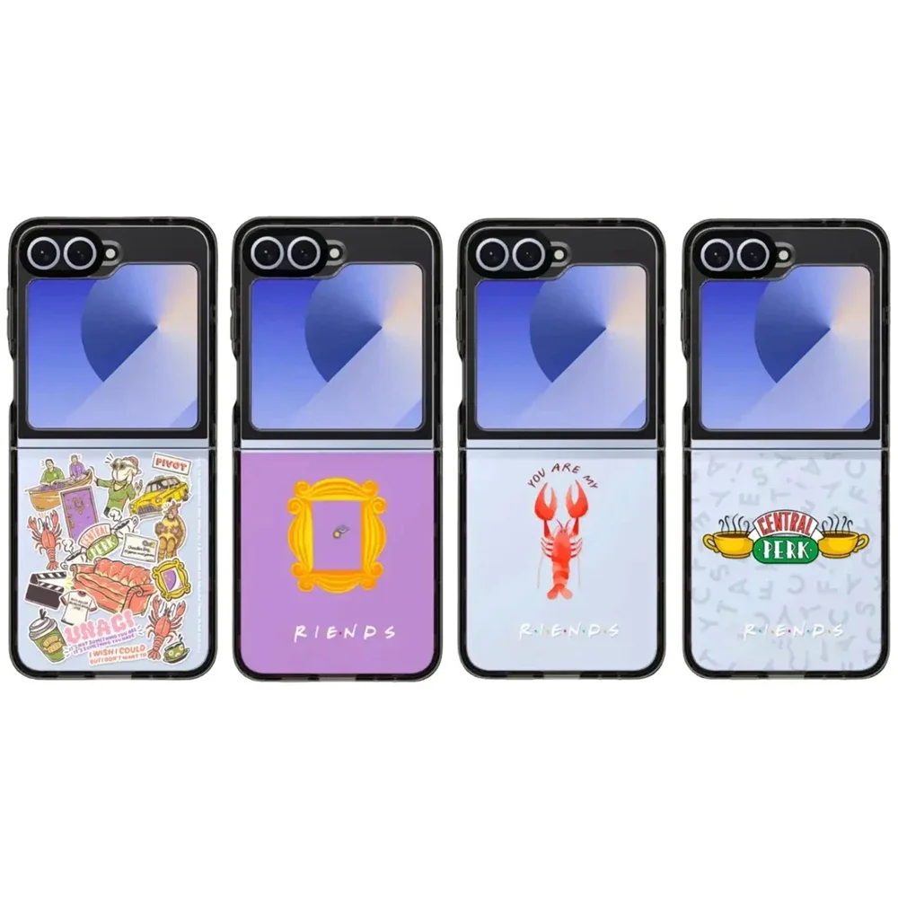 

Creative Lobster Phone Case for Samsung Galaxy Z Flip 6 5 4 3 Back Cover for ZFlip 6 Protective Hard Case Shell