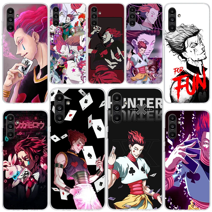 HXH Hunter Hisoka Phone Case For Samsung Galaxy A14 A15 A13 A12 A54 A55 A53 A52 A34 A35 A33 A32 A24 A25 A23 A22 A04S A03S A02S