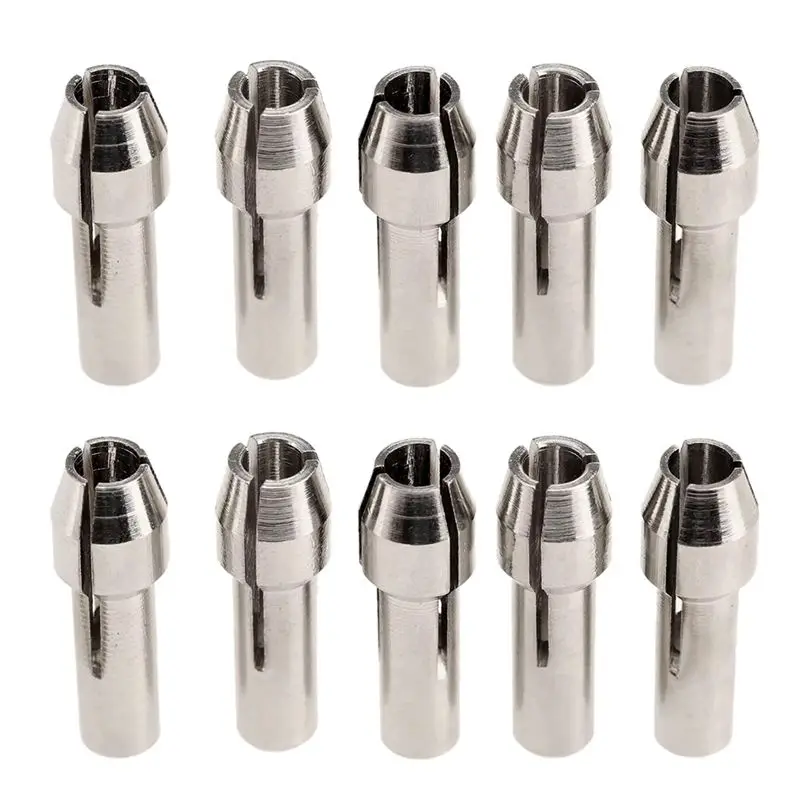 ABWZ-Mini Drill Chuck 1/8Inch (3.2Mm) Diameter Mini Drill Bit Chuck For Dremel Rotary Tools Power Tool Accessories 10 Pack view 6