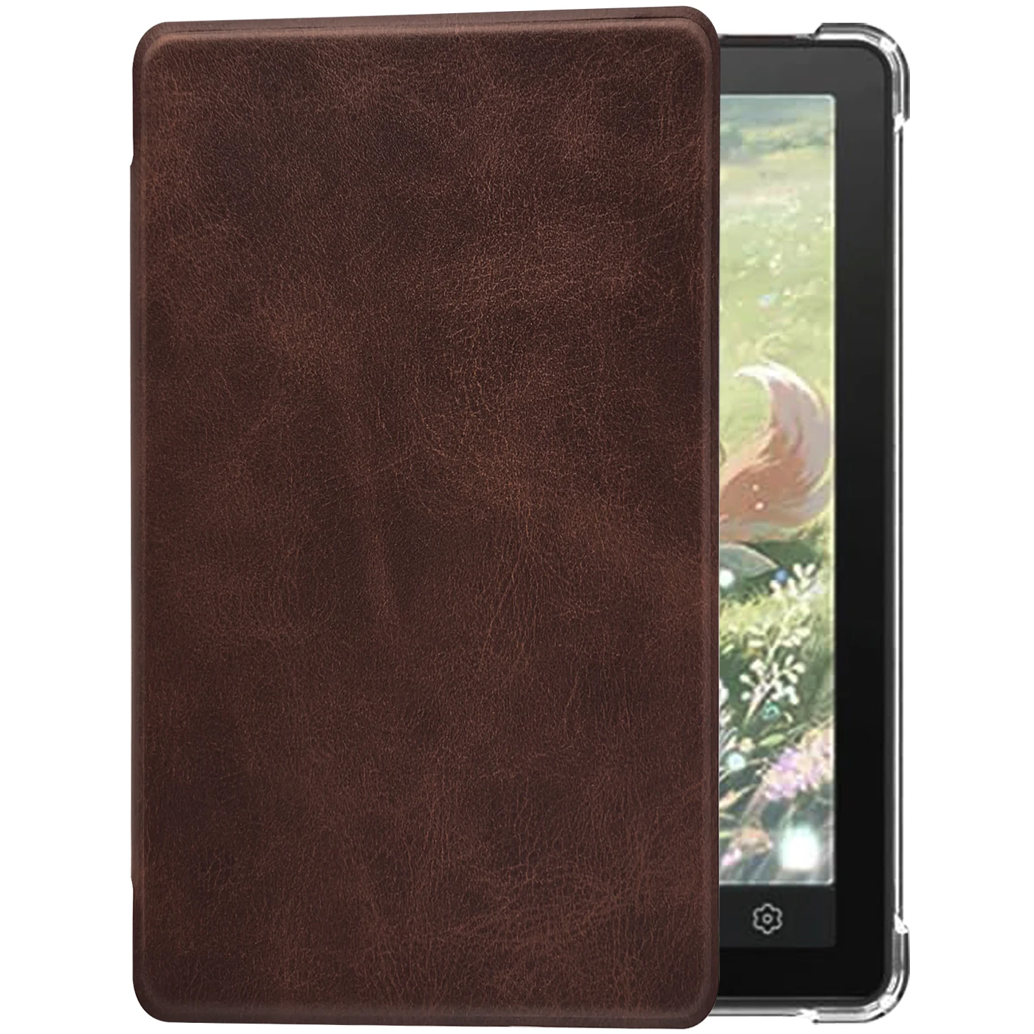 Przezroczyste etui z TPU na tył telefonu 6'' Bigme B6 Color/Bigme B6 Ultra-Thin z funkcją automatycznego usypiania/budzenia - wzmocnione narożniki, magnetyczne zamknięcie — zdjęcie produktu 6