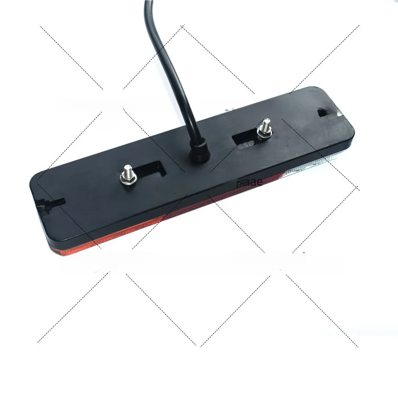 2 Pieces 12V -80V Rear Turn Lamp 220*54 Mm Tail Light Used For Forklift