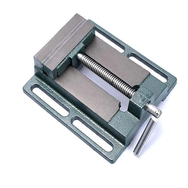 1PC 4 Inch Small Vise Flat Mouth Vise Home Fixed Table Drilling And Milling Machine Special Manual Fixture Precision