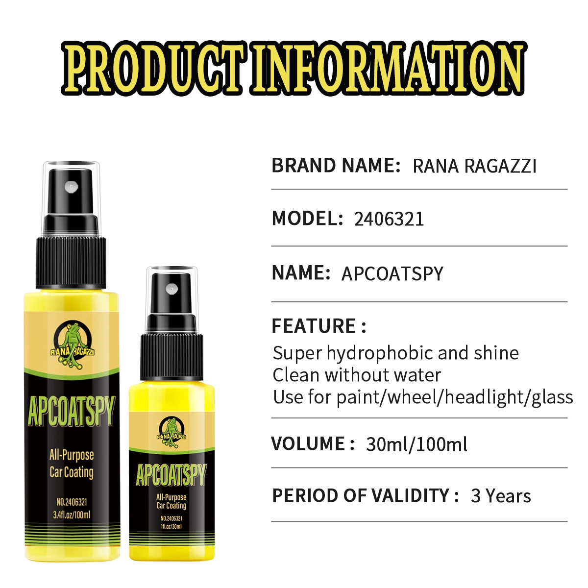 Ceramics for Cars Coating 9H Nano Liquid Glass Plated Nano Top Coat Agent Polymer Detail Protection Liquid Wax Car Care image 6
