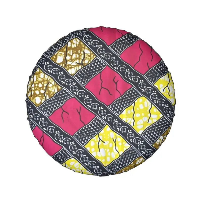 Stylish And Unique African Ankara Prints Spare Tire Cover for Prado Pajero Jeep 4WD 4x4 RV Car Wheel 14