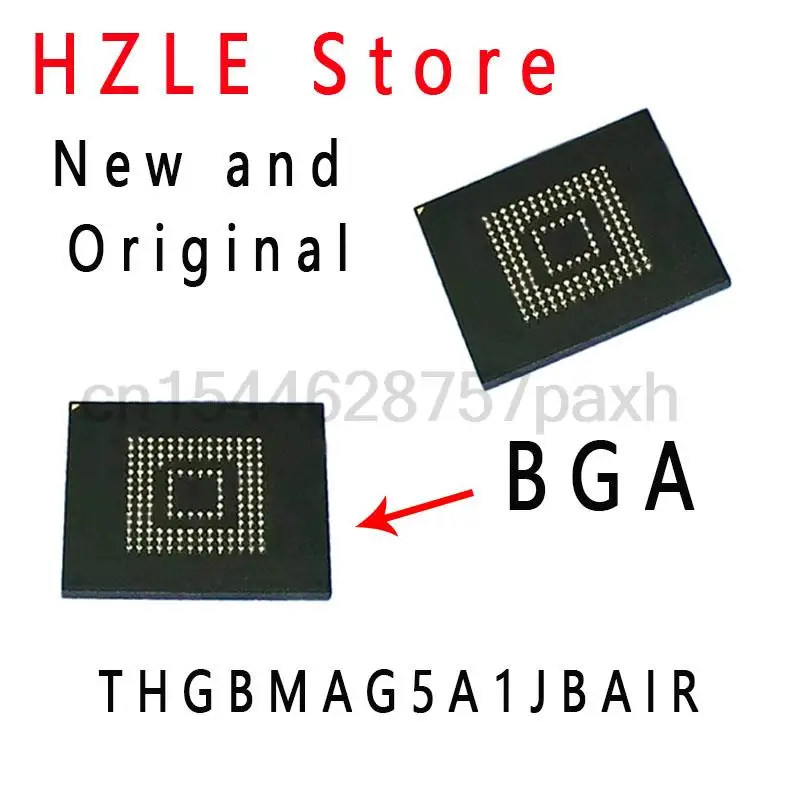 2-10PCS New and Original test very good product THGBMAG5A1JBA1R bga chip reball with balls IC chips THGBMAG5A1JBAIR 