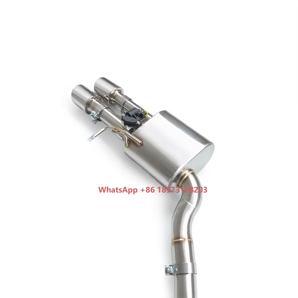 

High Performance Exhaust System Muffler for A4 B8 3.2L V6 2007-2012 Stainless Valvecontrolled Catback Exhaust Pipe