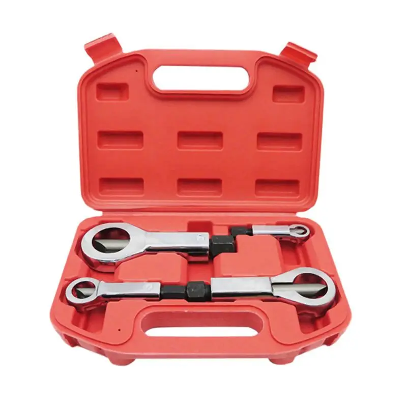 

A76K 4-Piece Se Carbon Steel Screw Remover Set Nut Splitter Tool Damaged Screw Repair Hand Tools