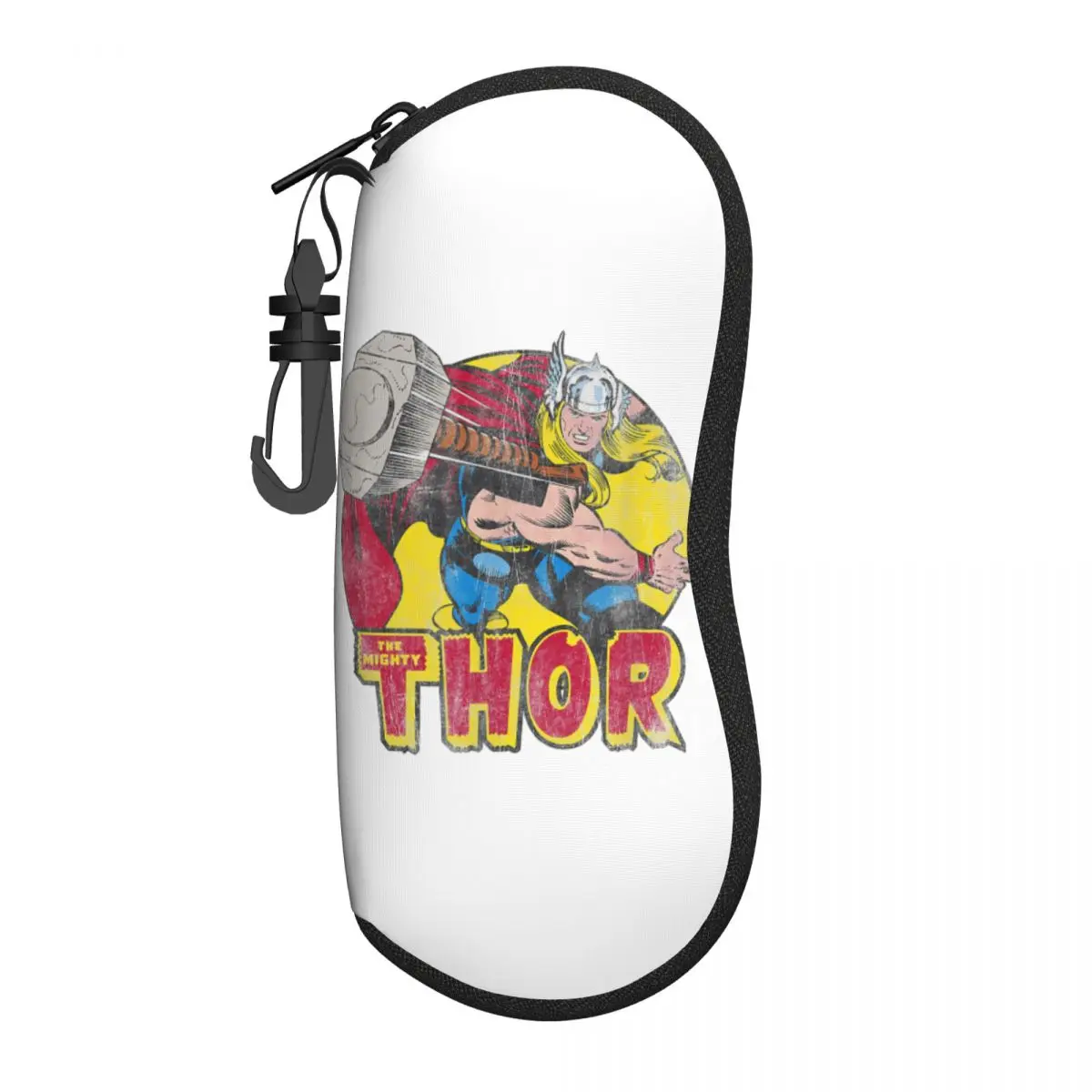 

Thor Mighty Hammer Throw Glasses Case Convenient Box Avengers Vintage Comic Glasses Storage Box Protector Eye Contacts Case