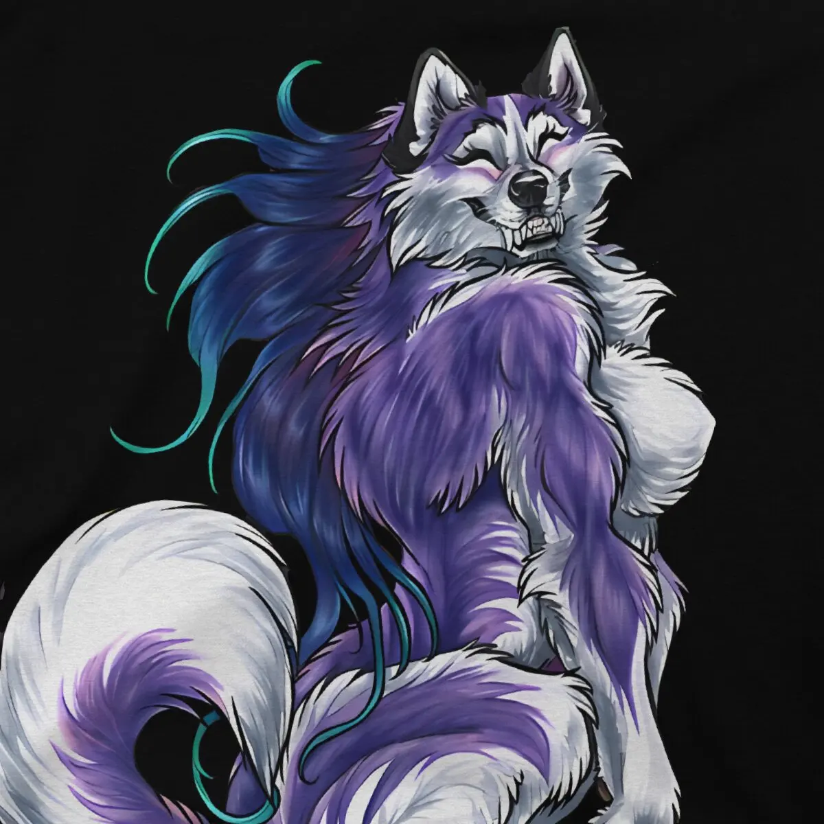 Bemaned Hip Hop TShirt Furry Casual T Shirt Summer T-shirt For Adult