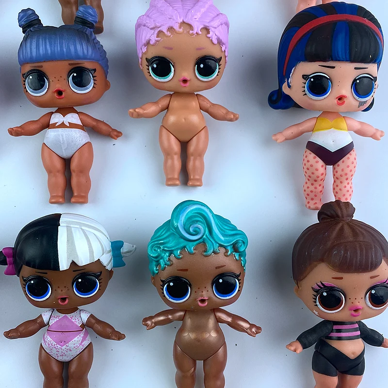 can choose LOLs dolls sisters girls DIY collection toys children birthday gifts 8cm dolls