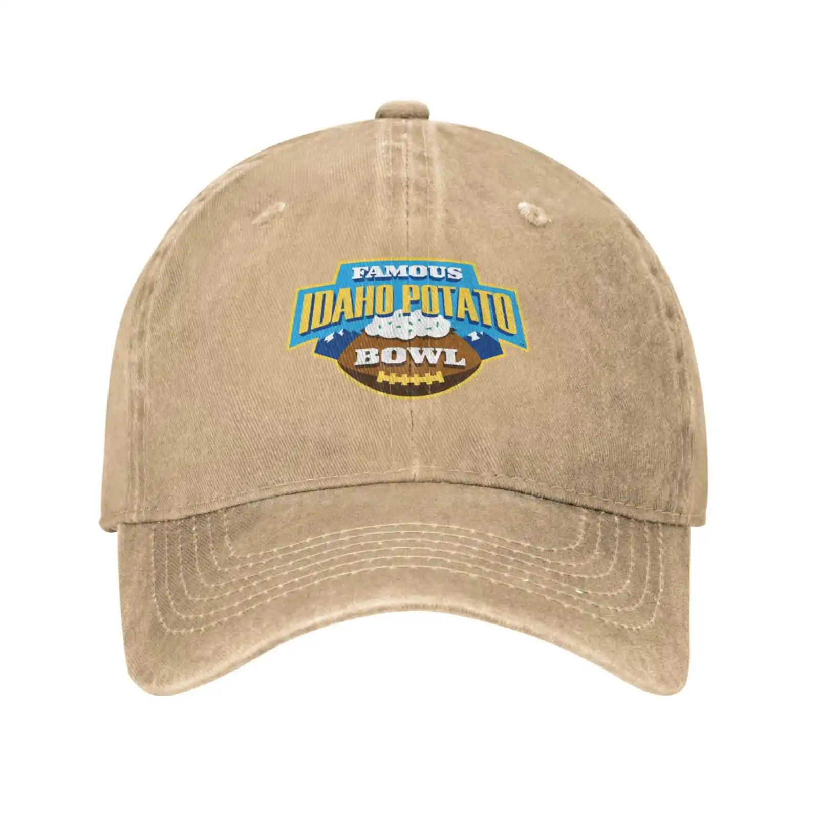 

Famous Idaho Potato Bowl Logo Fashion quality Denim cap Knitted hat Baseball cap