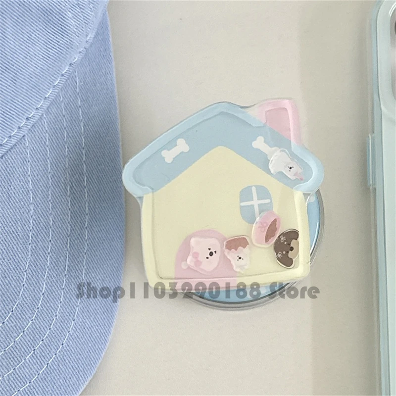 

Корейский милый дом, магнитный держатель для телефона, ручка для телефона Tok Griptok, подставка для телефона, поддержка iPhone, Pad Magsafe Smart Tok