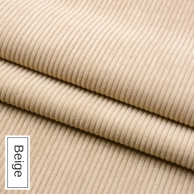 Thickend Corduroy Fabric By Meters for Upholstery Clothes Coat Pillowcase Sofa Cover Diy Sewing Cloth Soft Warm Wearable Plain