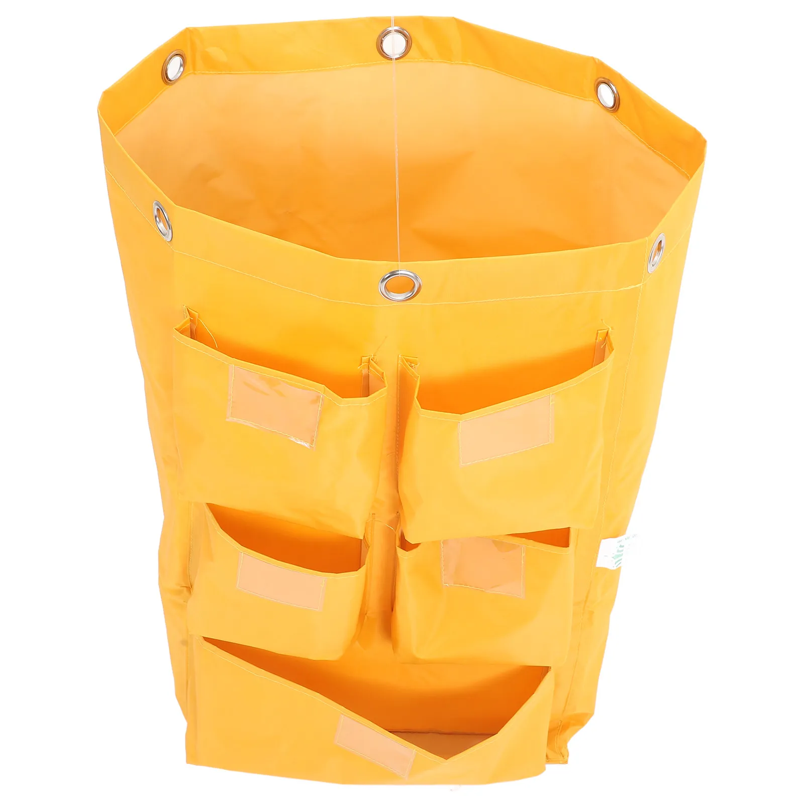 

Cleaning Cart Bags Multi Functional Heavy Duty Janitorial Cleaning Bag for Housekeeping Carts Trash Collection Storage and Tool
