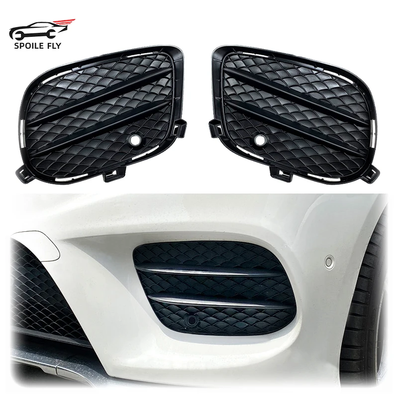 

2020 To Up For Mercedes Benz GLE GLS GLE Coupe W166 X166 C292 AMG Front Bumper Lip Grille Fog Lamp Hoods Cover Trim Styling