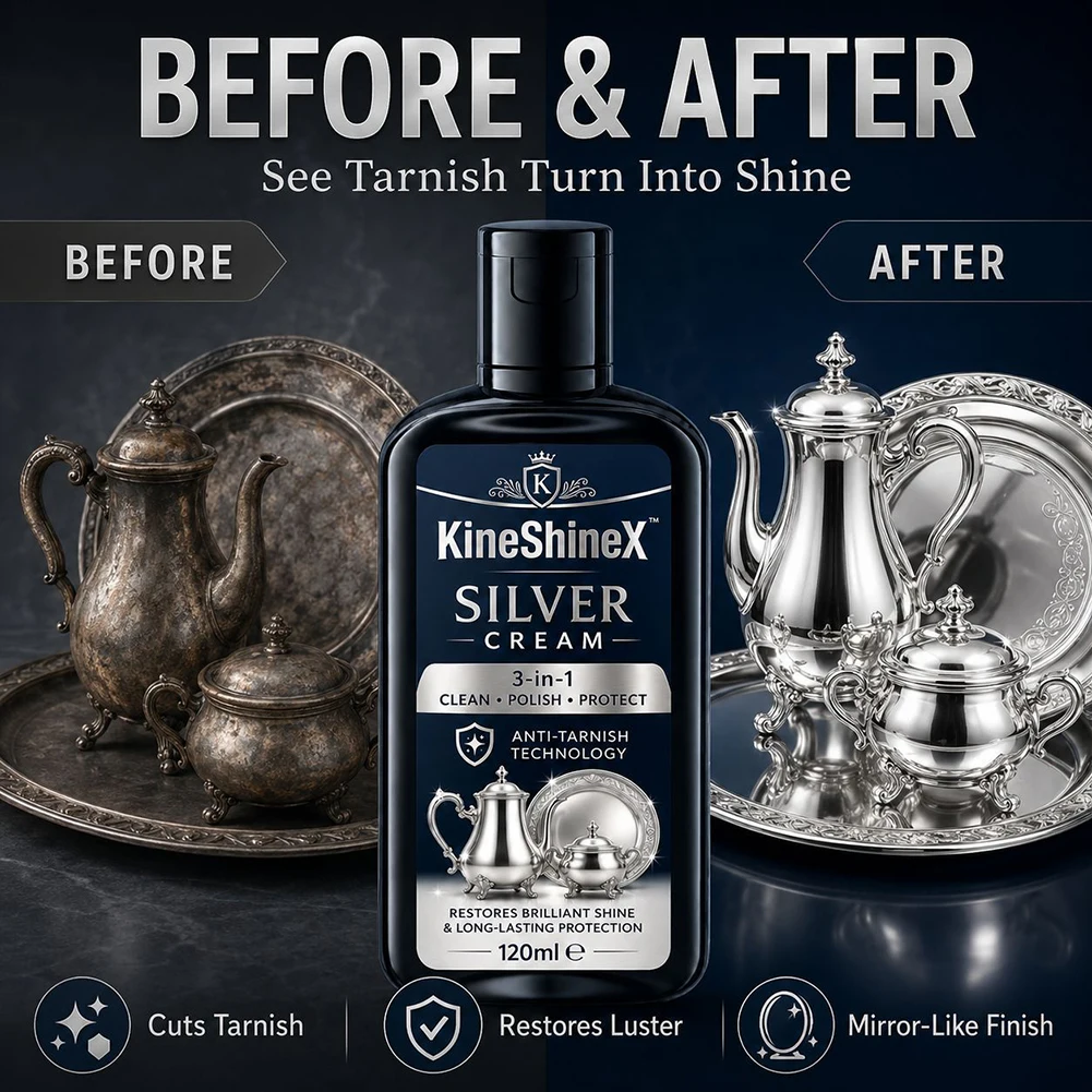 Silver Cleaning Polishing Paste,Antique Silver Restoration Paste,Premium Household Cleaning Metal Polishes,Versatile Use