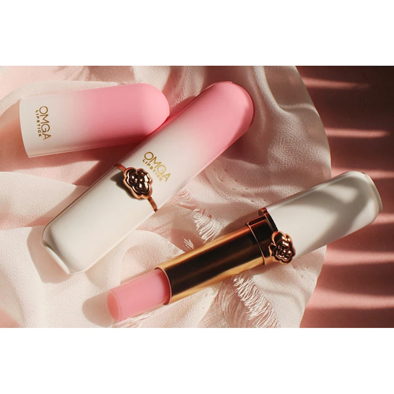 Crystal Temperature Change Lip Balm Vitality Color Lipstick Peach Girl Lip Balm Change Lipstick Lip Care Beauty Makeup