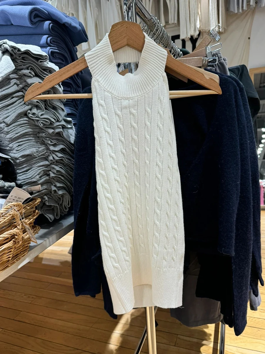 Twistดอกไม้Halter Tank Topsผู้หญิงฤดูร้อนเรียบง่ายเซ็กซี่Backlessแขนกุดผ้าฝ้ายCamis Vintage Streetwear Sweet Crop Top