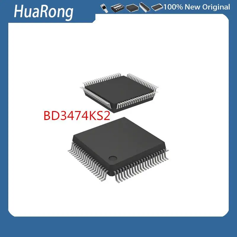 

New 2PCS/LOT BD3474KS2 BD3474 QFP80