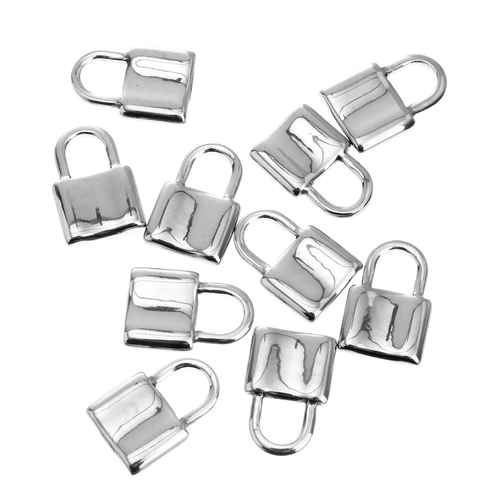 

10pcs Stainless Steel Accessories for DIY Necklace Bracelet Simple Design Durable Jewelry Making Charms Creative Gifts Pendant