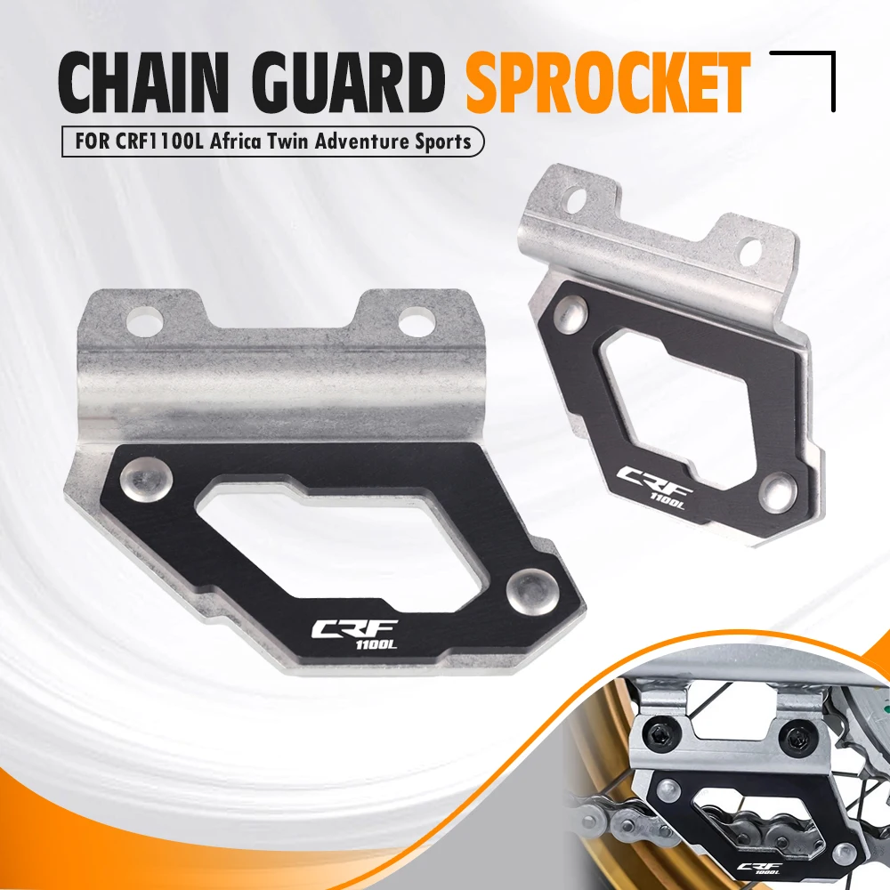 

For Honda CRF 1100L 1100 L CRF1100L Africa Twin Adventure Sports XL750 XL 750 TRANSALP Chain Guide Guard Pulley Protector Plate