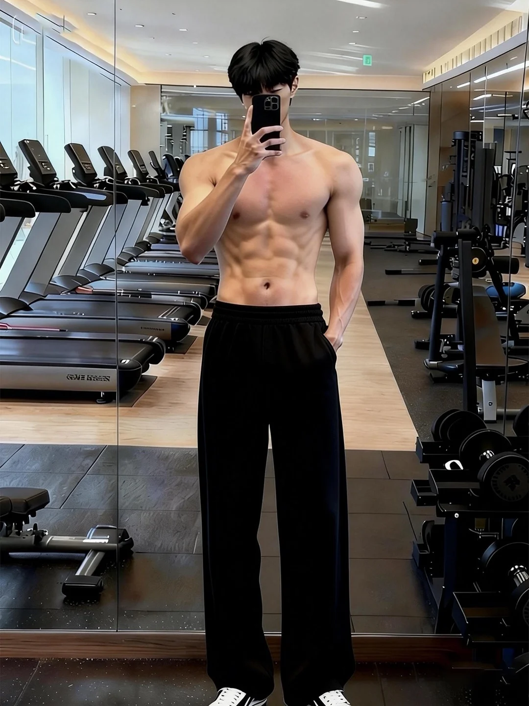 

Мужские повседневные брюки American Sle Fce с флисовой подкладкой, прямого кроя, для фитнеса и тренировок, длинные, свободного кроя, Cleanfit